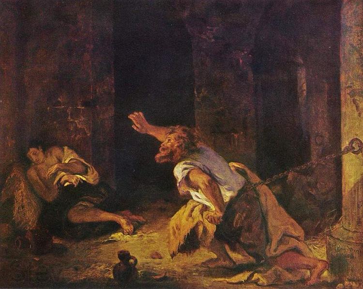 Eugene Delacroix The Prisoner of Chillon